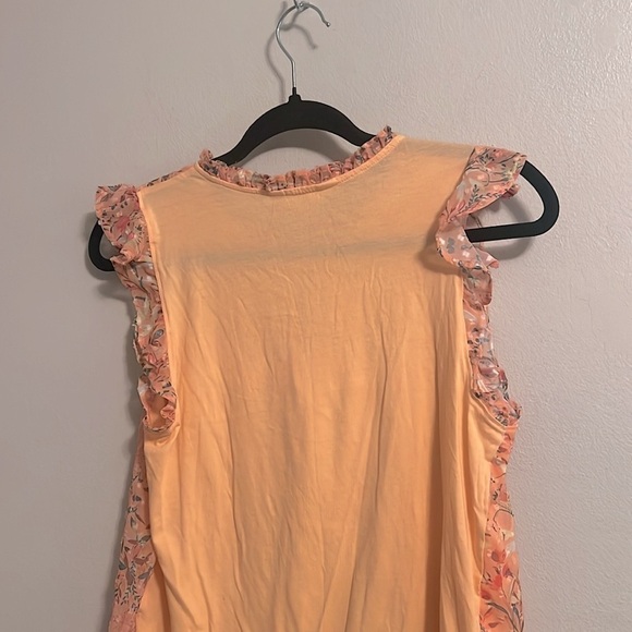 👚Lauren Conrad blouse size M boho Romantic Flowy Sheer - Picture 10 of 10